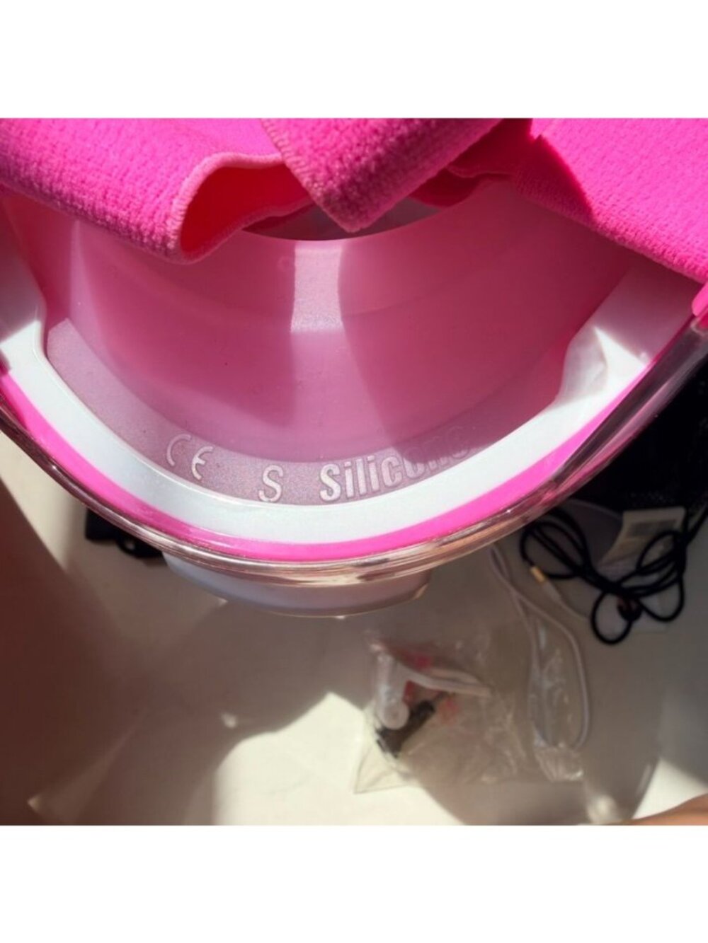 Ninja Shark Electra Full Face Snorkel Mask Pink Dry Bag Accessories - Picture 13 of 14